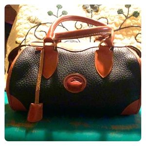Vintage Dooney & Bourke Navy Gladstone